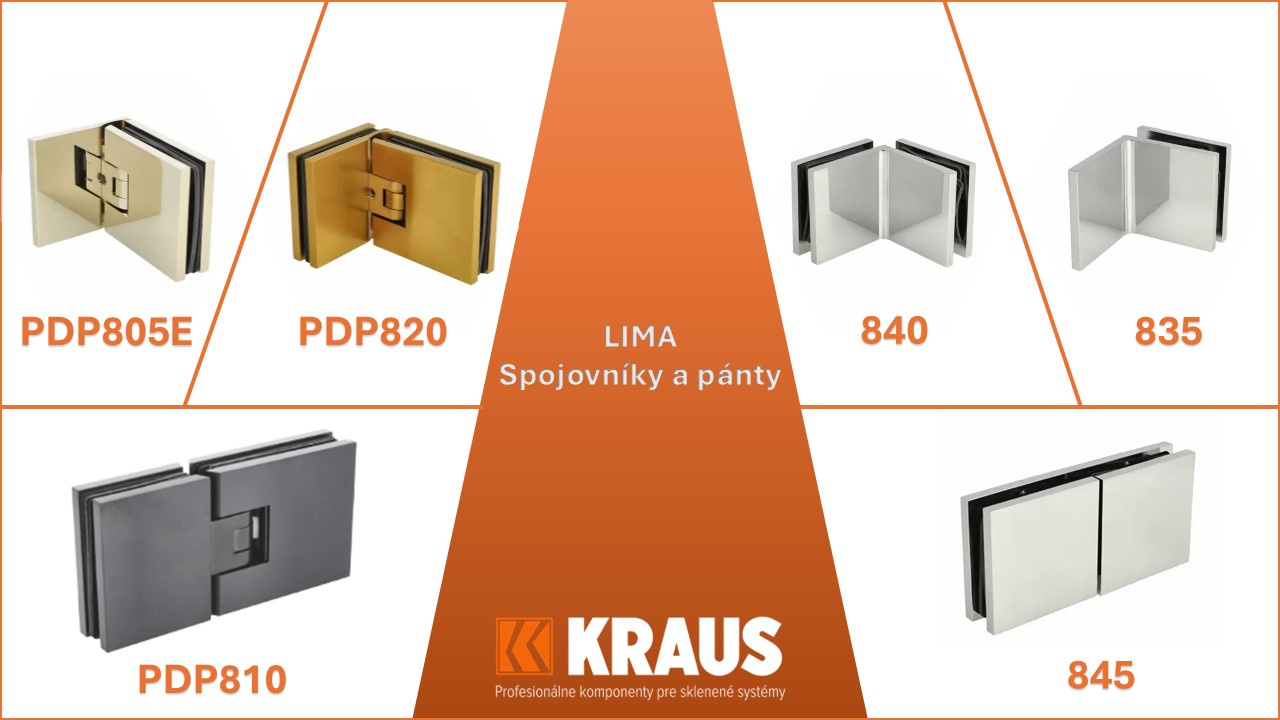 Kyvný pánt LIMA , sklo-sklo 135