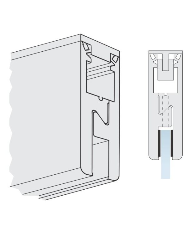 VRCHNÁ LIŠTA NA FIXNÝ PANEL