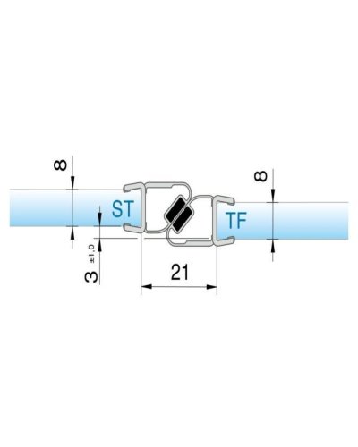 Magnetické tesnenie na 180°