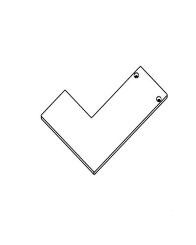 Koncová krytka profilu pravá