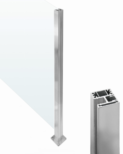 Ľavý krajný hranatý stĺpik uzavretý