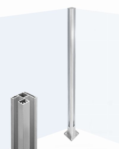 Rohový hranatý stĺpik uzavretý