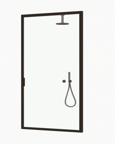 SET 1 pivotového rámového systému do sprchy VANITY