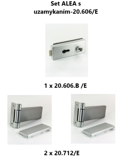 Set ALEA s uzamykaním -20.606