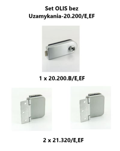 Set OLIS bez Uzamykania-20.200