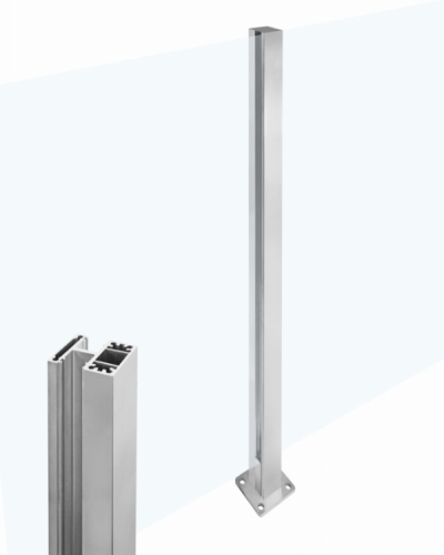 Stredový hranatý stĺpik uzavretý