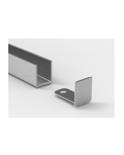 Ukončovacia krytka pre Hliníkový profil "U" 14x13x14x1 mm