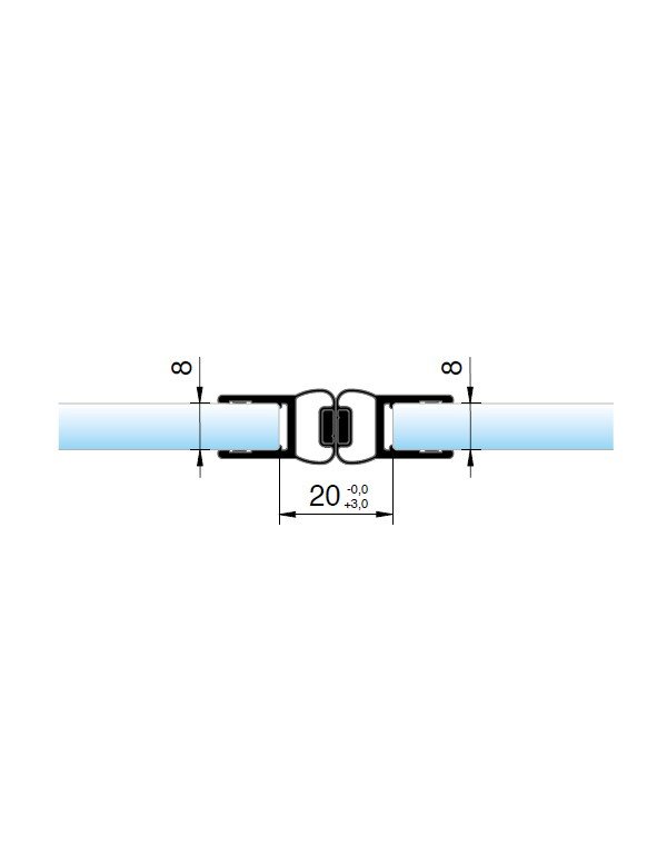 Magnetické tesnenie na 180°