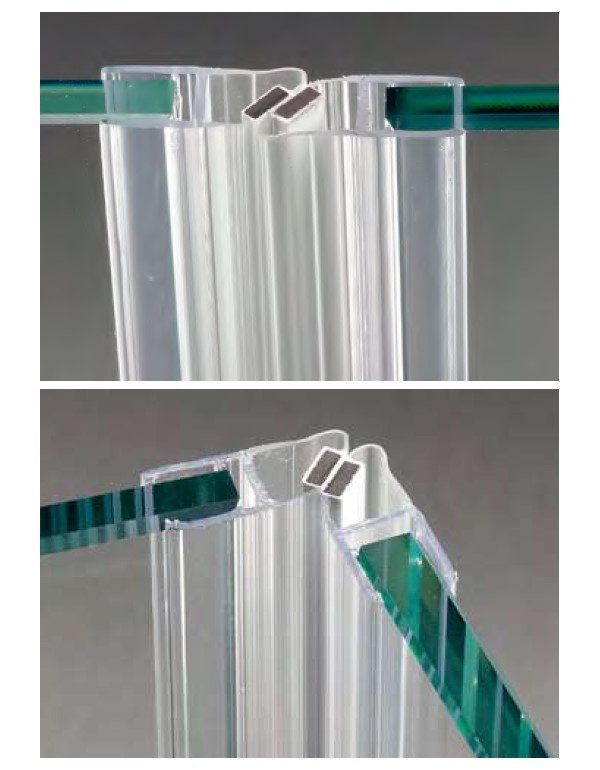 Magnetické tesnenie na 90° a 180°