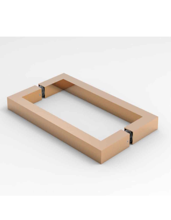 obojstranné hranaté madlo v tvare"O"