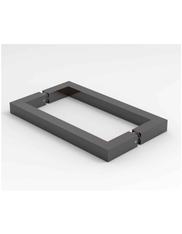 obojstranné hranaté madlo v tvare"O"