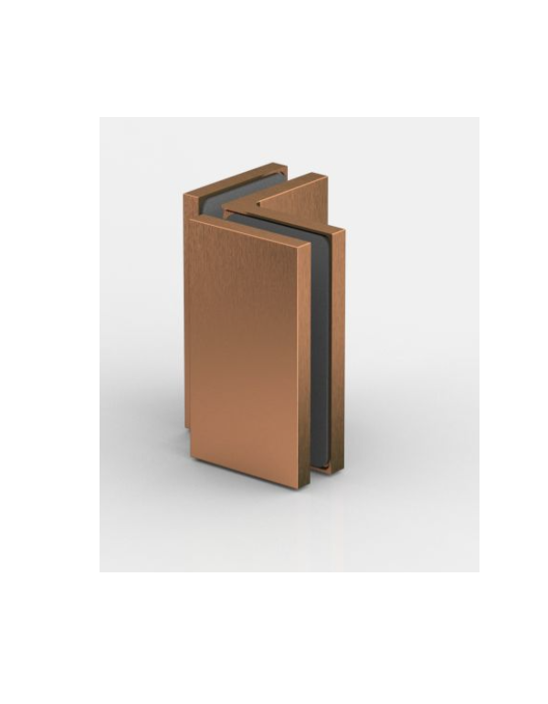 Pevný úchyt PONTERE+,  sklo-sklo 90°