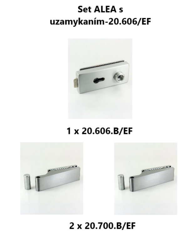 Set ALEA s uzamykaním -20.606