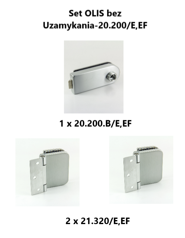 Set OLIS bez Uzamykania-20.200