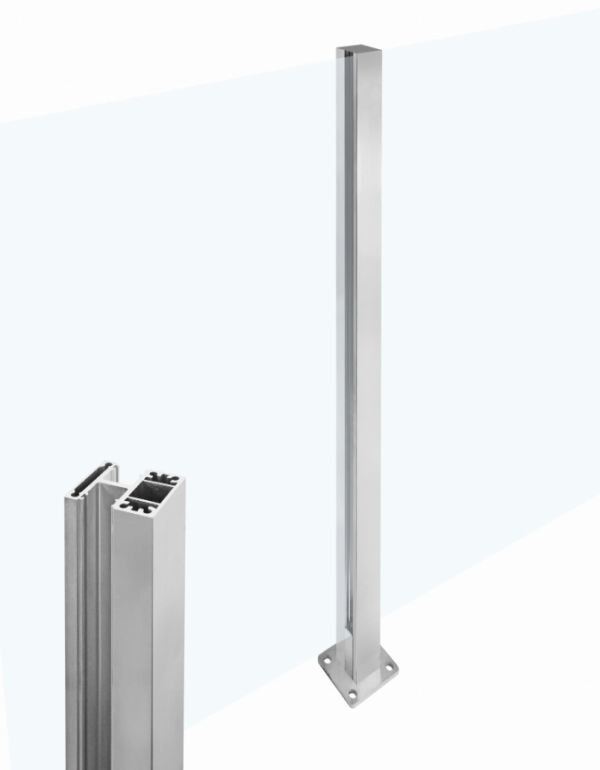 Stredový hranatý stĺpik uzavretý