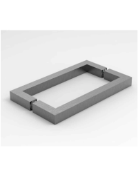 obojstranné hranaté madlo v tvare"O"