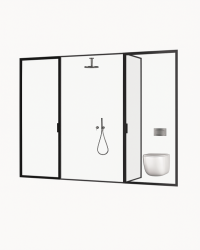 SET 8 pivotového rámového systému do sprchy VANITY